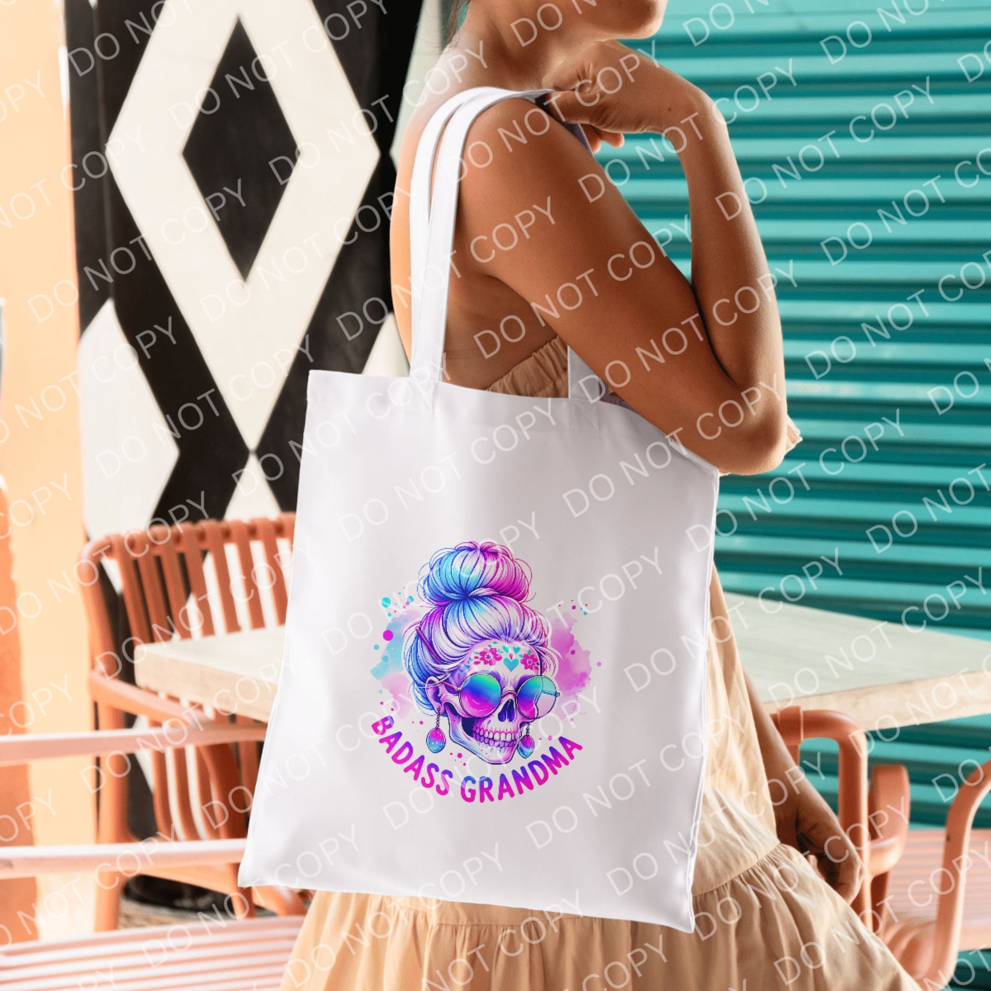 Badass Grandma Tote Bag