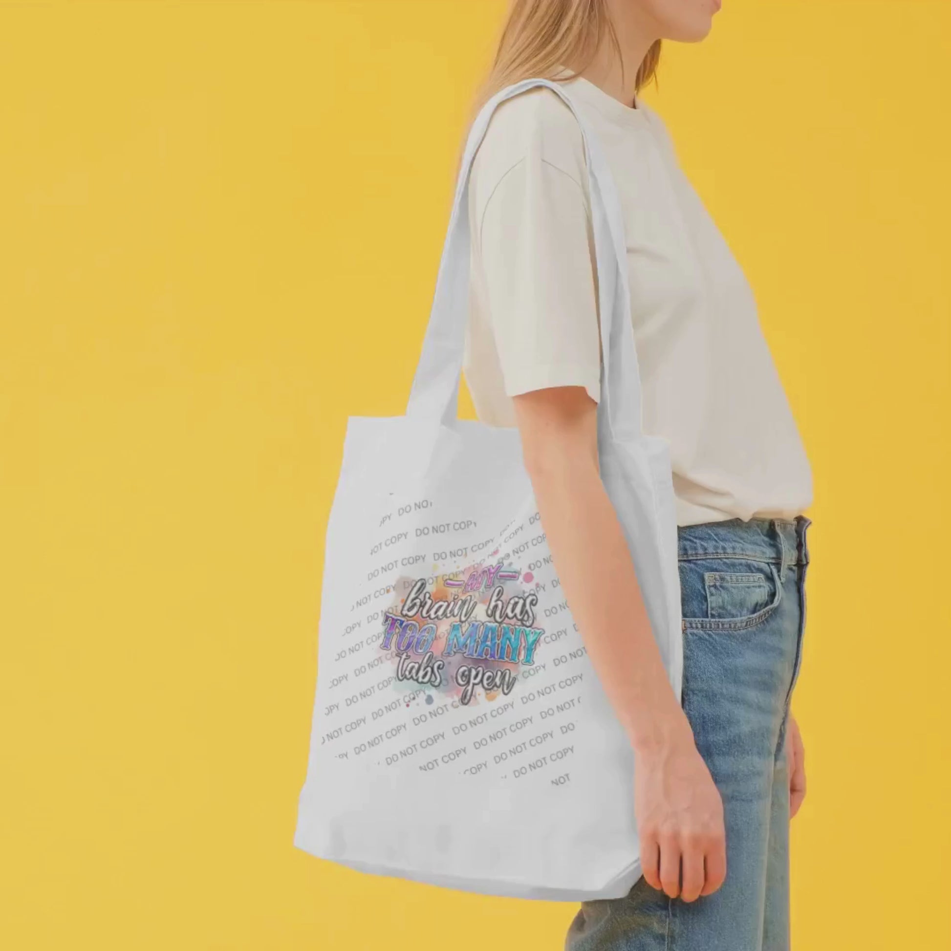 My Brain Has Too any Tabs Open Tote Bag